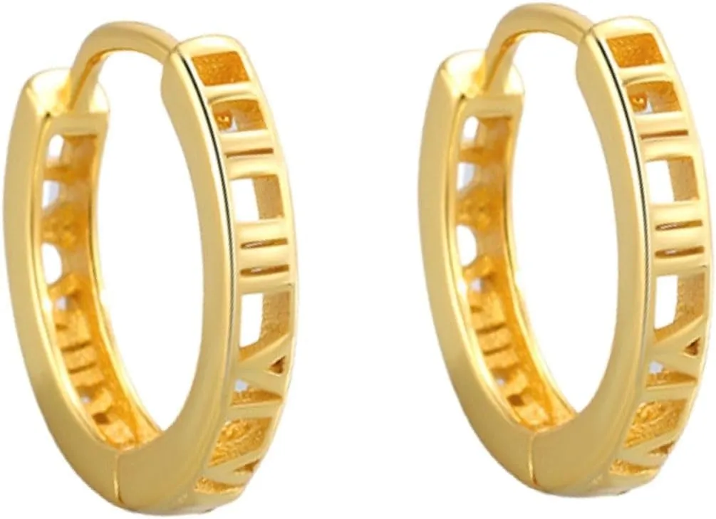 925 Sterling Silver Huggie Earrings Unique Hoop Earrings Small Huggie Earring Minimalist Mini Hoop Earrings for Women