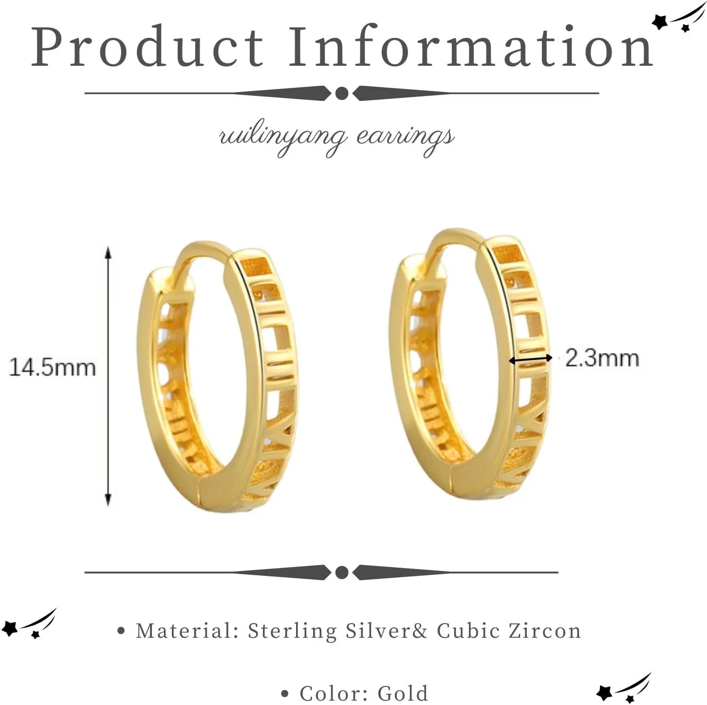 925 Sterling Silver Huggie Earrings Unique Hoop Earrings Small Huggie Earring Minimalist Mini Hoop Earrings for Women