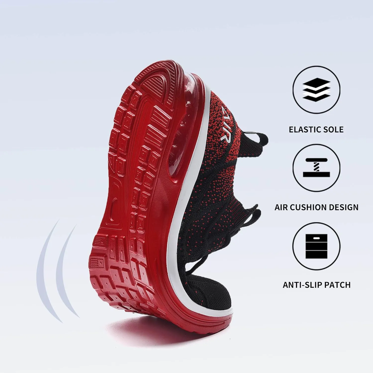 Autper Mens Athletic Tennis Shoes Slip On Running Fashion Sneakers for Men Gym Comfortable Breathable Non Slip Workout Cross Training Shoe US Size 7-13