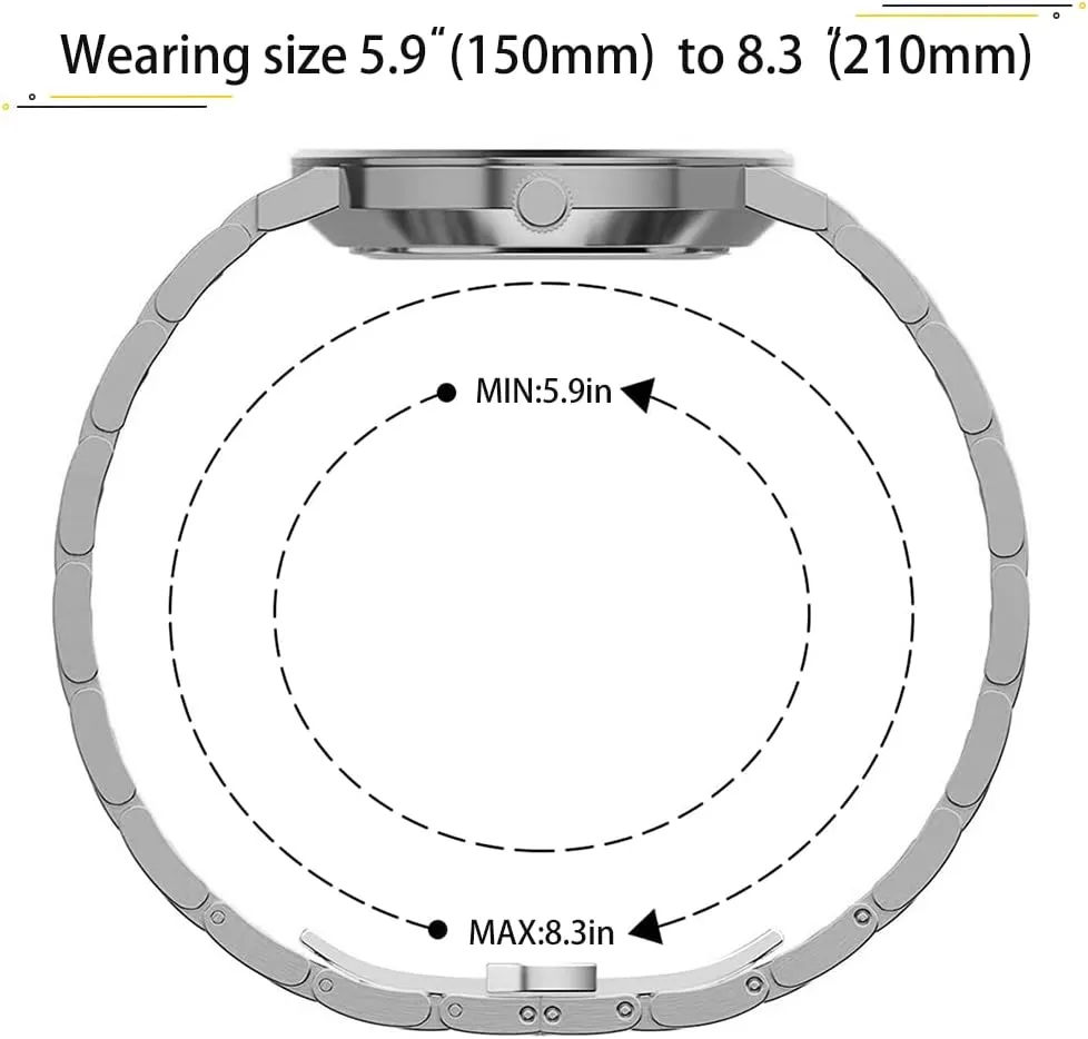 BARAMON Men's Watches, Royalty Stainless Steel Quartz Movement Date Male Clock Waterproof Luminous Hands Casual Business Wrist Watches for Men