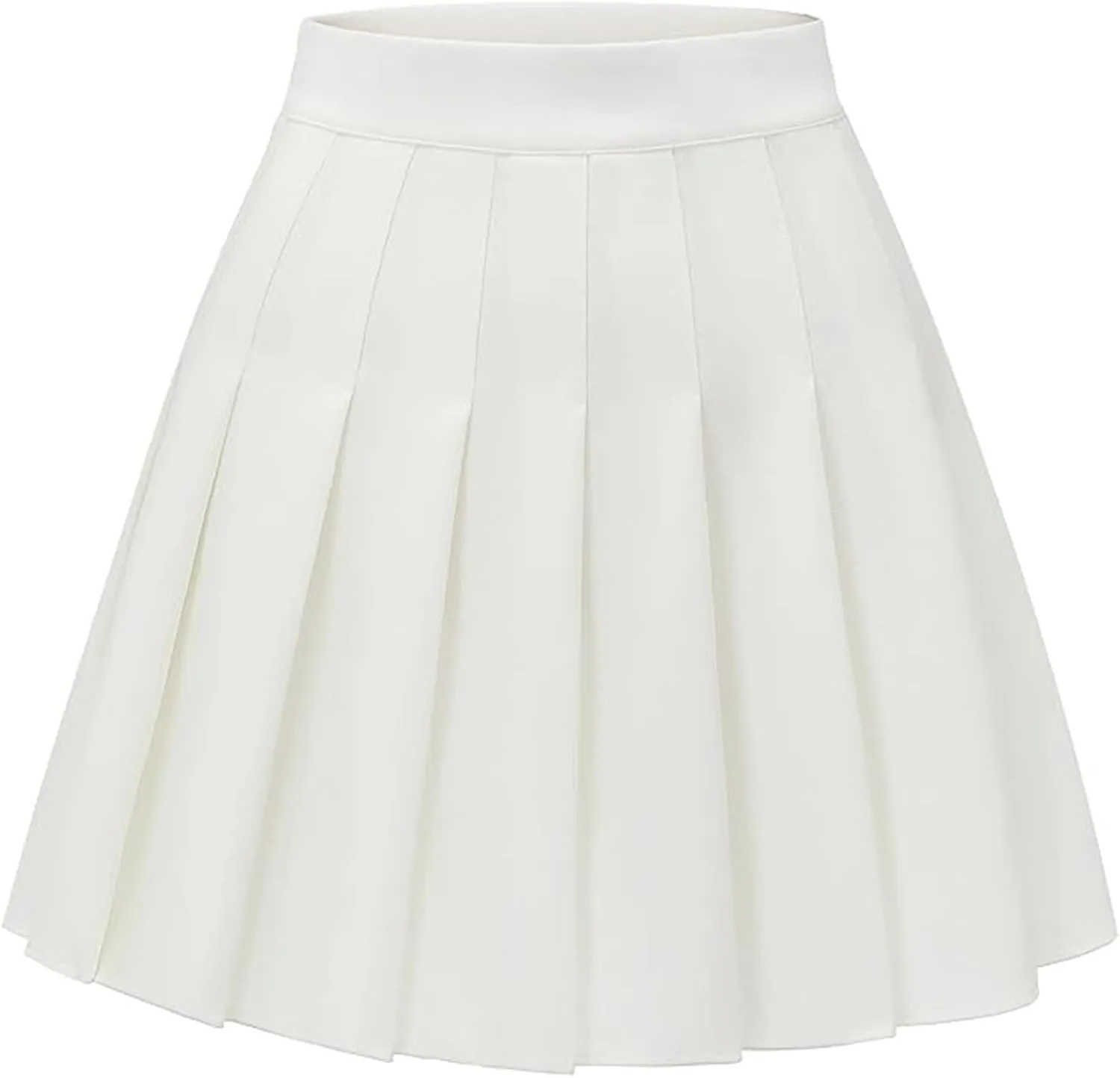 Belly Dance Skirt Women's Fashion Casual Solid Color All Short Pleated Skirt Skirt Board Lighting