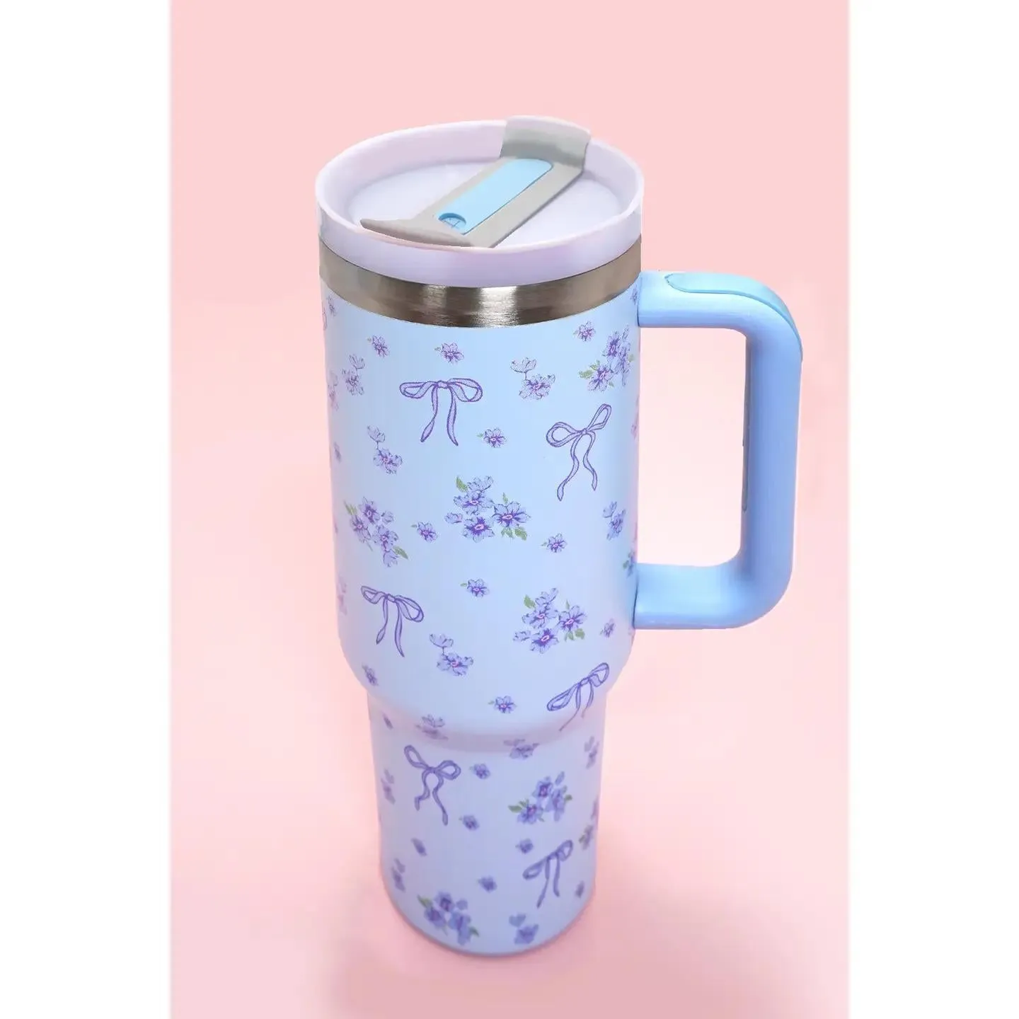 Bow Ditsy 40oz Stainless Steel Tumbler