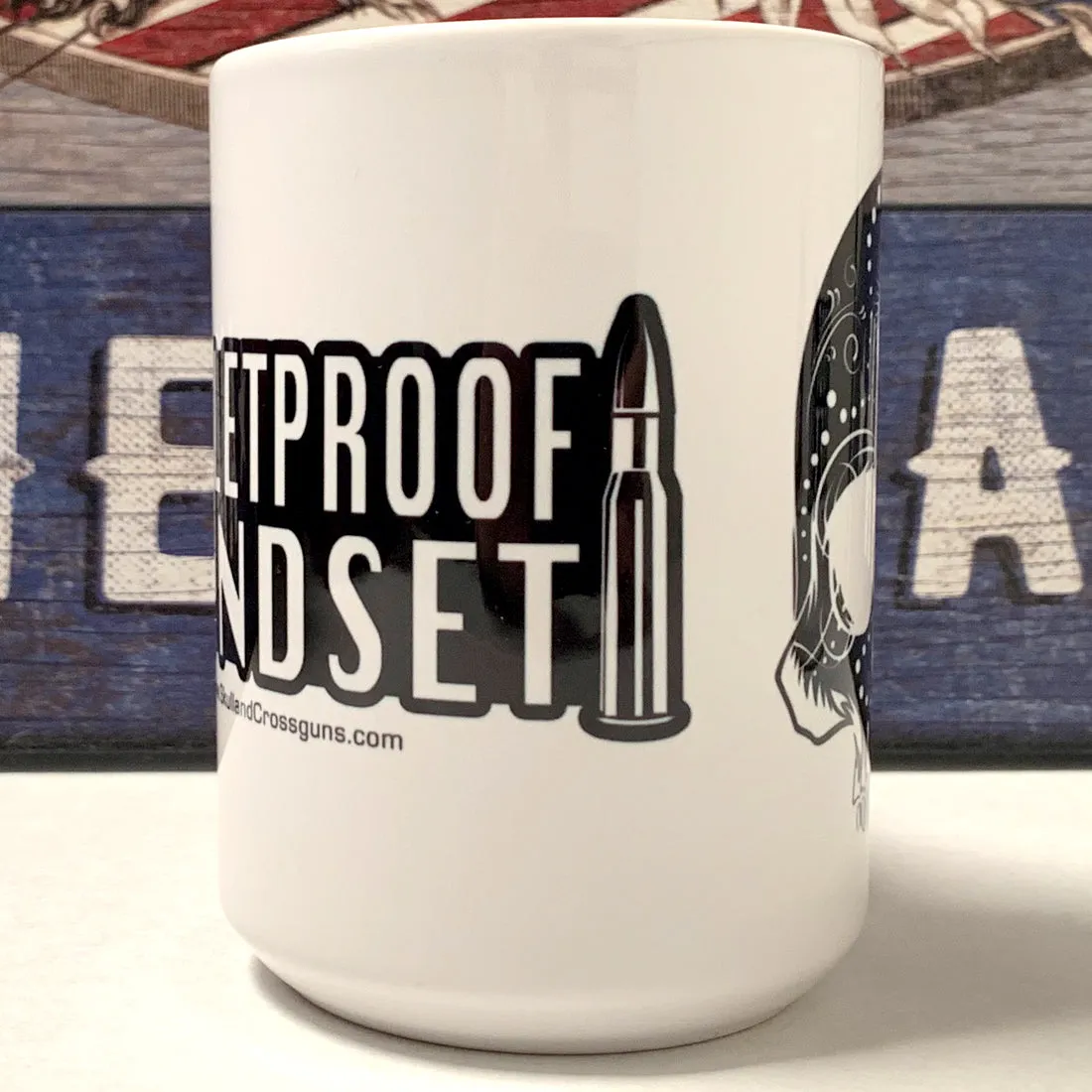 Bulletproof Mindset - 15 oz. Coffee Mug - Black  (ceramic)