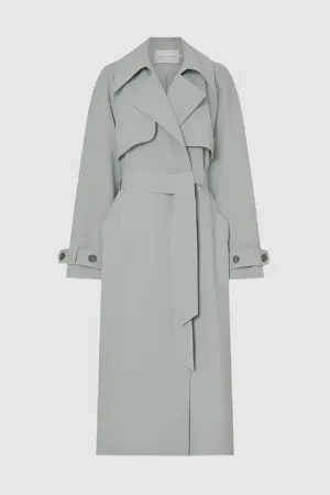Camilla and Marc Moriallas Trench Coat in Sage Green
