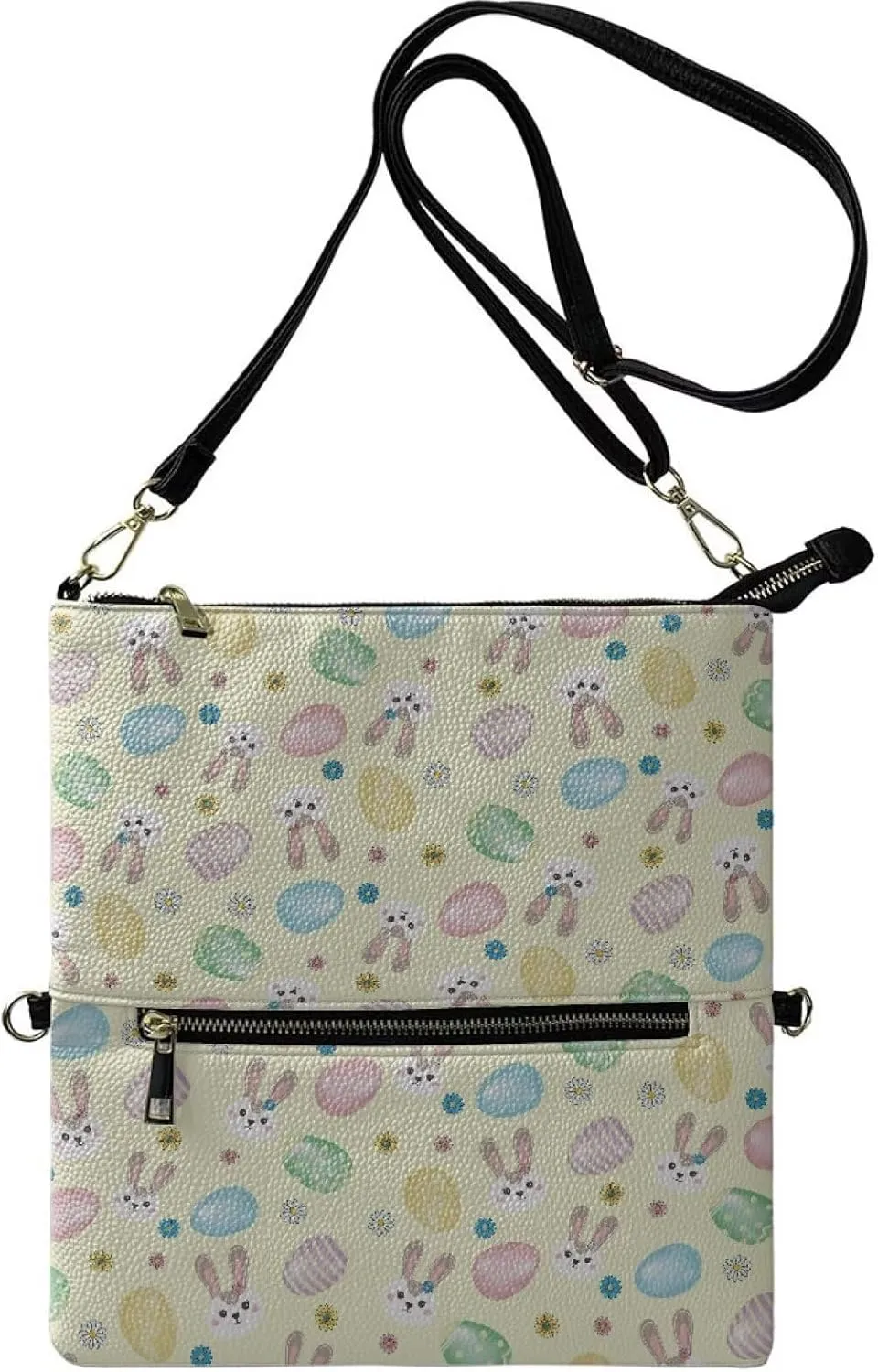 Clutch Purses for Women Leather Crossbody Shoulder Handbag with Removable Strap Waterproof Girls Party Bag