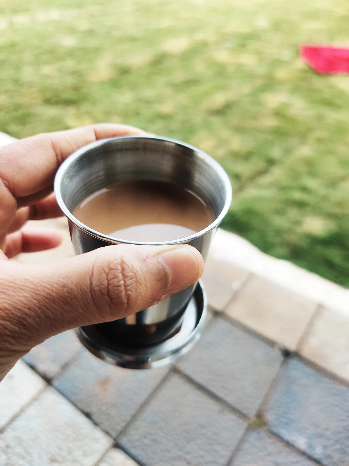 Collapsible Steel Cup Foldable Portable Reusable Set Of 5