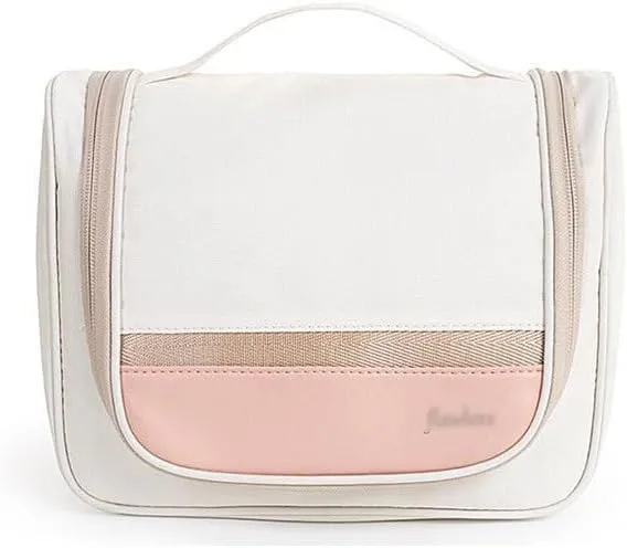 Convenient Large Capacity Toiletry Bag Polyester Wash Bag with Hook Storage Bag Portable Travel Makeup Bag Practical
