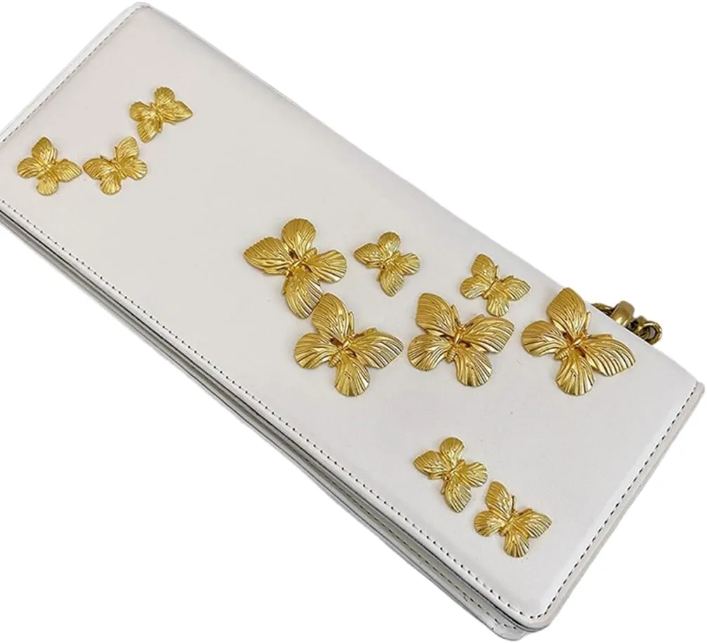 Elegant Butterfly Clutch Purse Trendy Crossbody Shoulder Bag Office Work Handbag Formal Event Evening Bag for Women