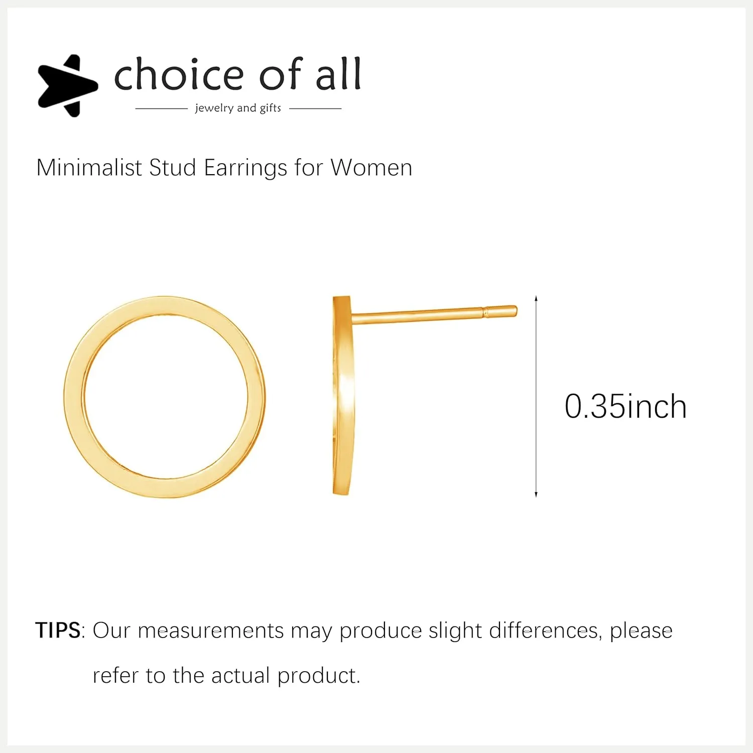 Flat Back Stud Earrings for Women Simple Tiny Circle Triangle Square Bar Stud Earrings Mini Cartilage Tragus Earring Jewelry Gifts