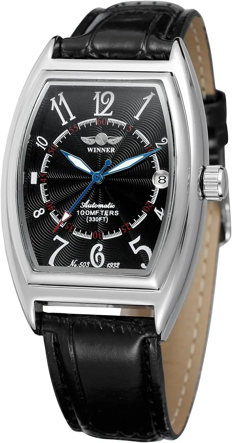 FORSINING Mens Mechanical Watch Lumimious Simple Relojes Self Winding Watch for Men Business Watches