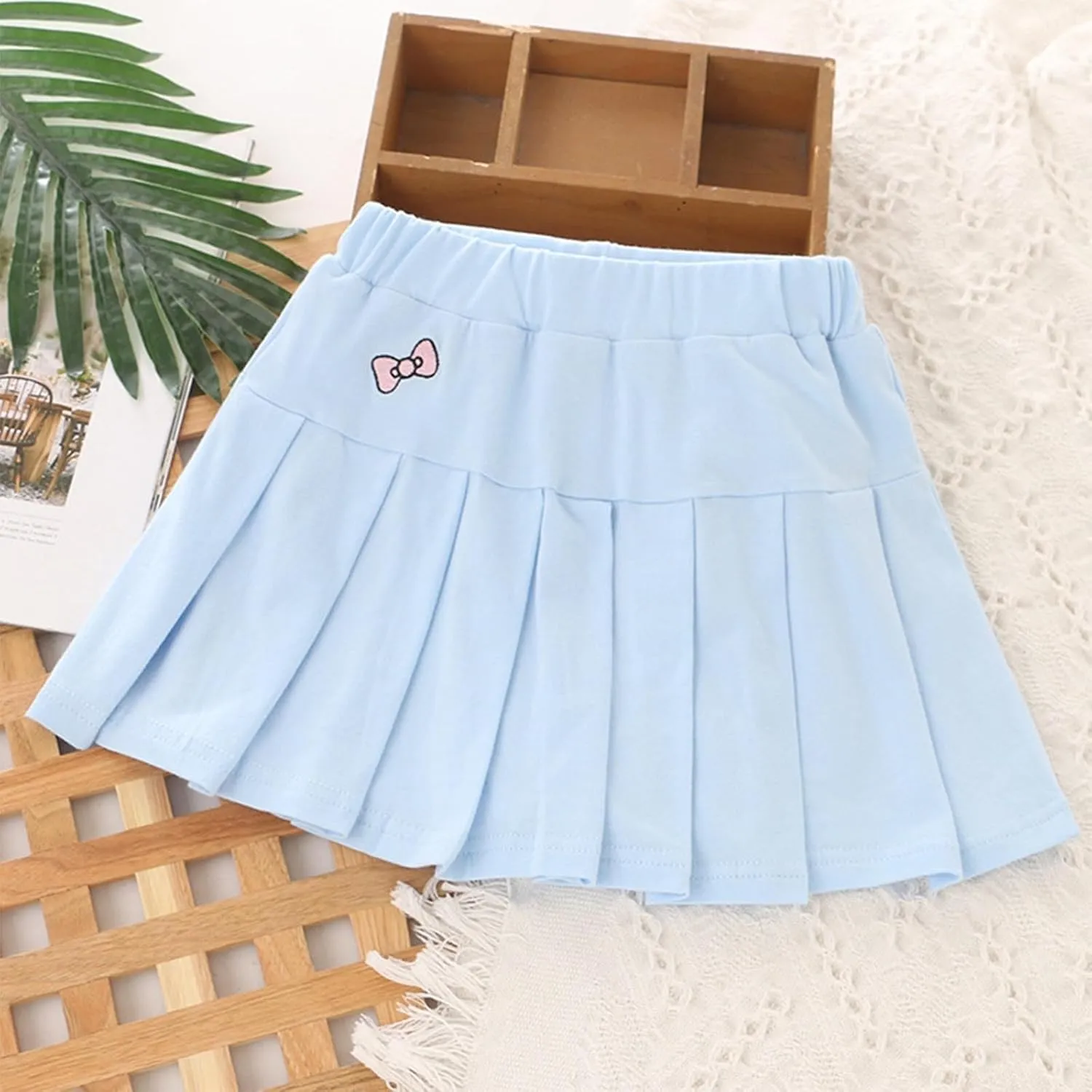 Girls Skort for Girl Mini Short Kawaii Pleated Cheerleader Cosplay Basic Skorts 2025 Y2K