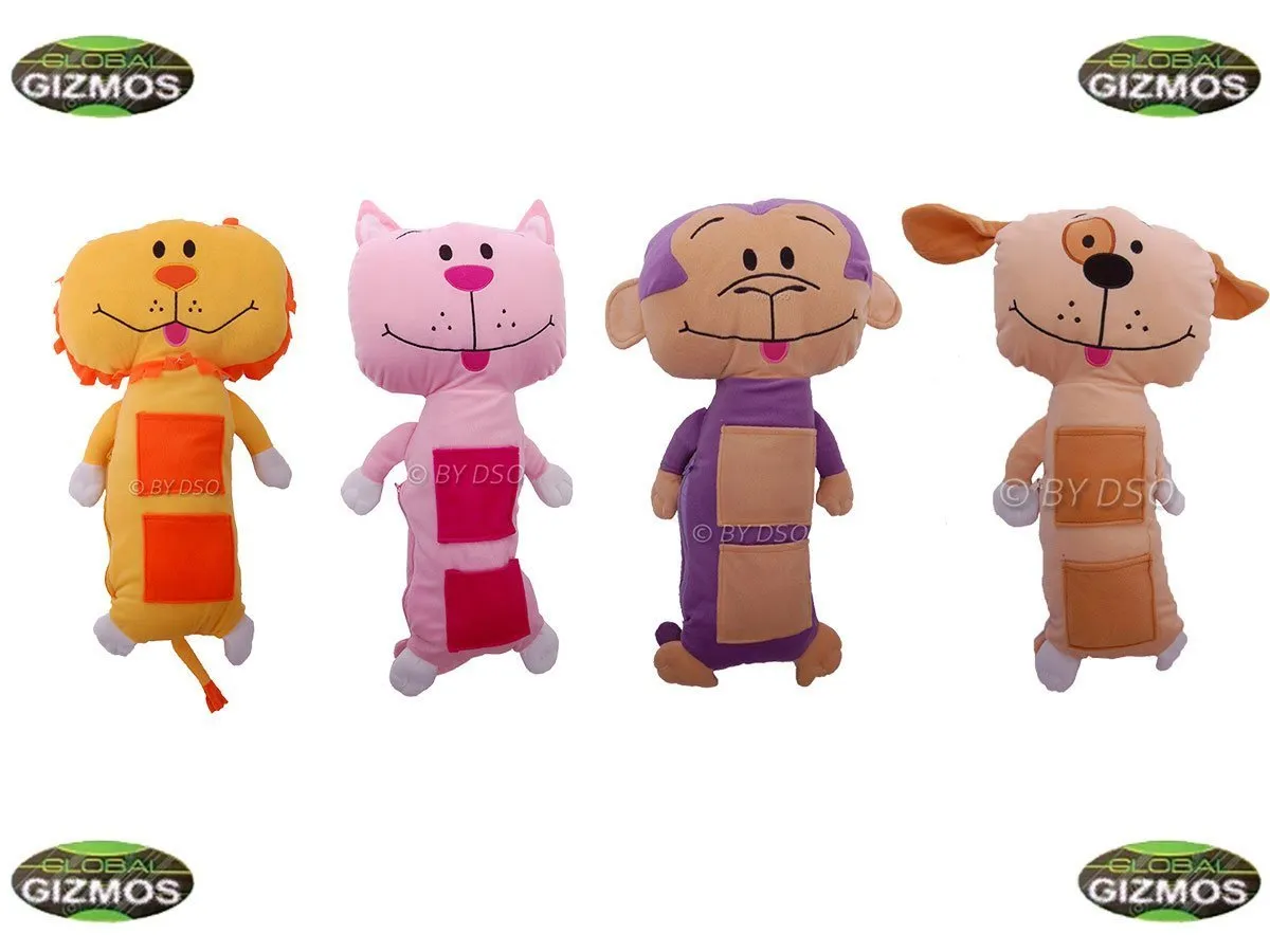 Global Gizmos Leon Lion Seatbelt Friend with Pockets BML52910