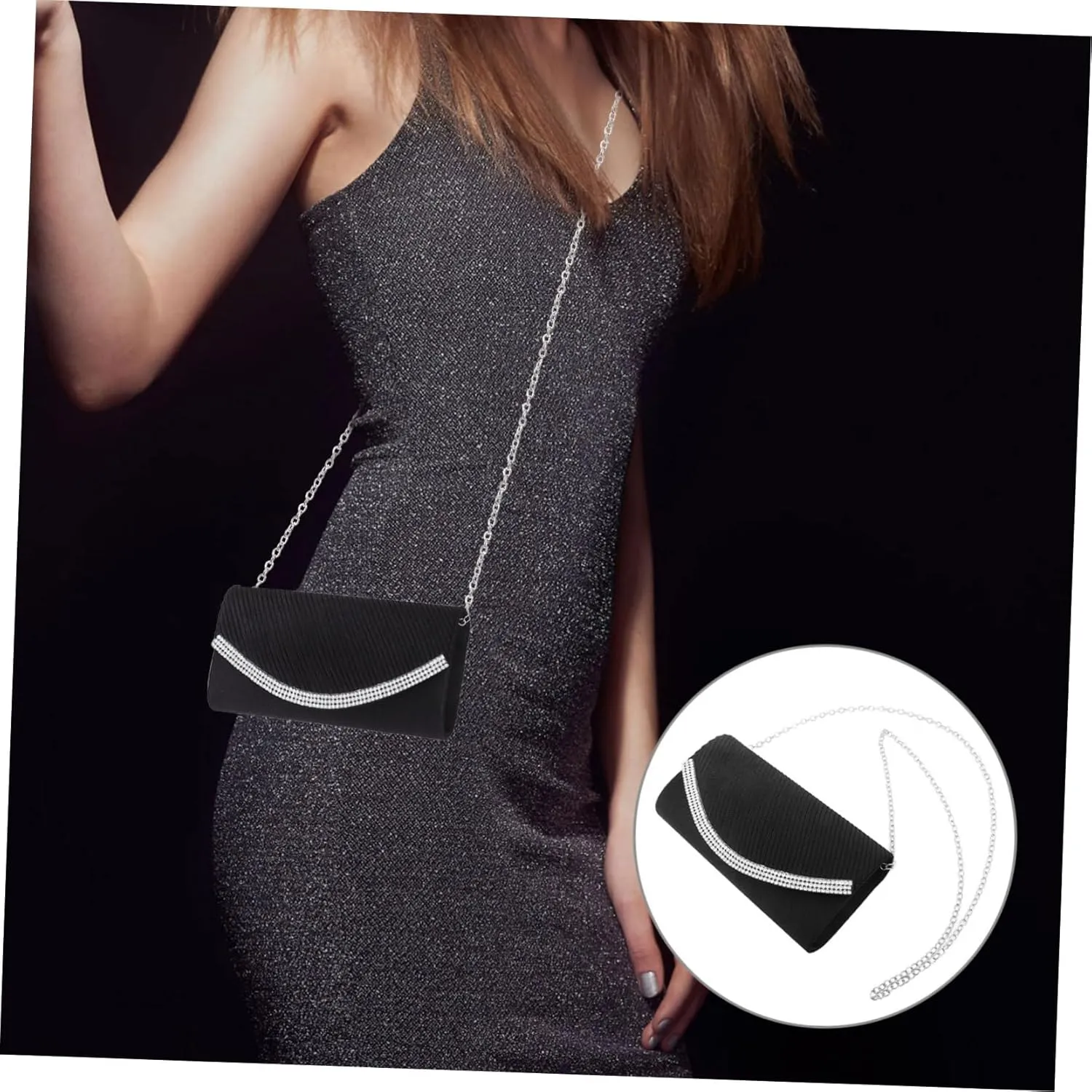 Handbag Envelope Bag Evening Purses Crossbody Clutch Evening Clutch Purses for Women Fashionable Clutch