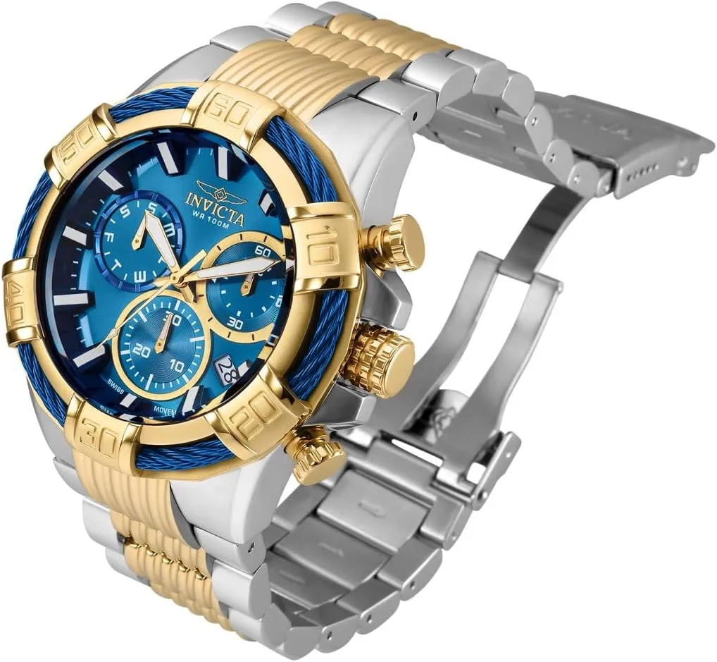 Invicta Men's Bolt Quartz Watch with Two-Tone-Stainless-Steel Strap, 16