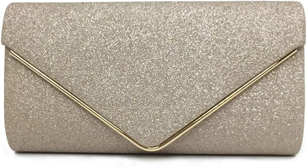 LIFKOME Mini Evening Handbag Women's Clutch Purse Sequins Wallet Bag for Party Dinner
