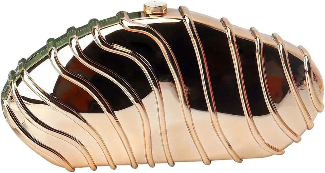 Marbled Acrylic Evening Bag Simple Stripe Clutch Purse Detachable Chain Shoulder Bag Weekend Party Bag for Women