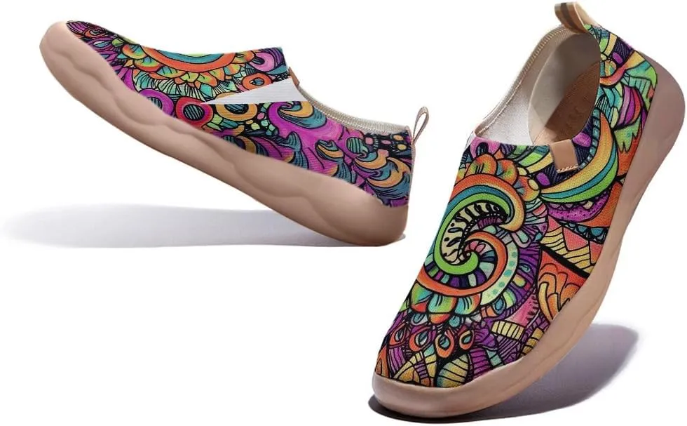 Men's Arch Support Slip-On Loafers Ultra Lightweight Knitted Sneakers Breathable Summer Ready Walking Shoes