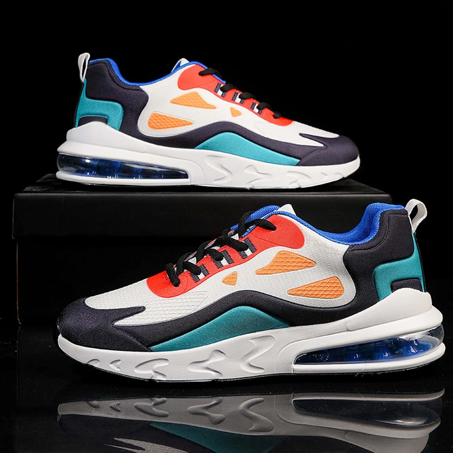 Men's Lightweight Running Shoes Fashion Skateboarding Shoes Outdoor Non-slip Casual Walking Shoes Shoes Comfortable Fashion Sneakers