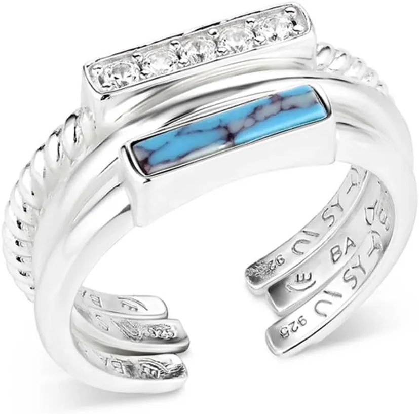 Montana Silversmiths Triple Threat Stacked Ring Set
