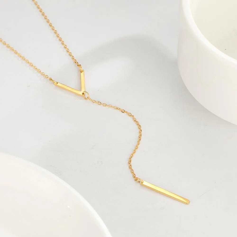 Multi Layers Bar Coin Pendant Necklace Women Moon Star Cross Gold Color Stainless Steel Link Chain Choker Jewelry Not Fade