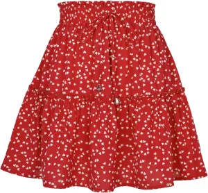 Pleated Skirts for Women Summer High Waist Ruffle Short Skirts Floral Swing Beach Mini Skirt