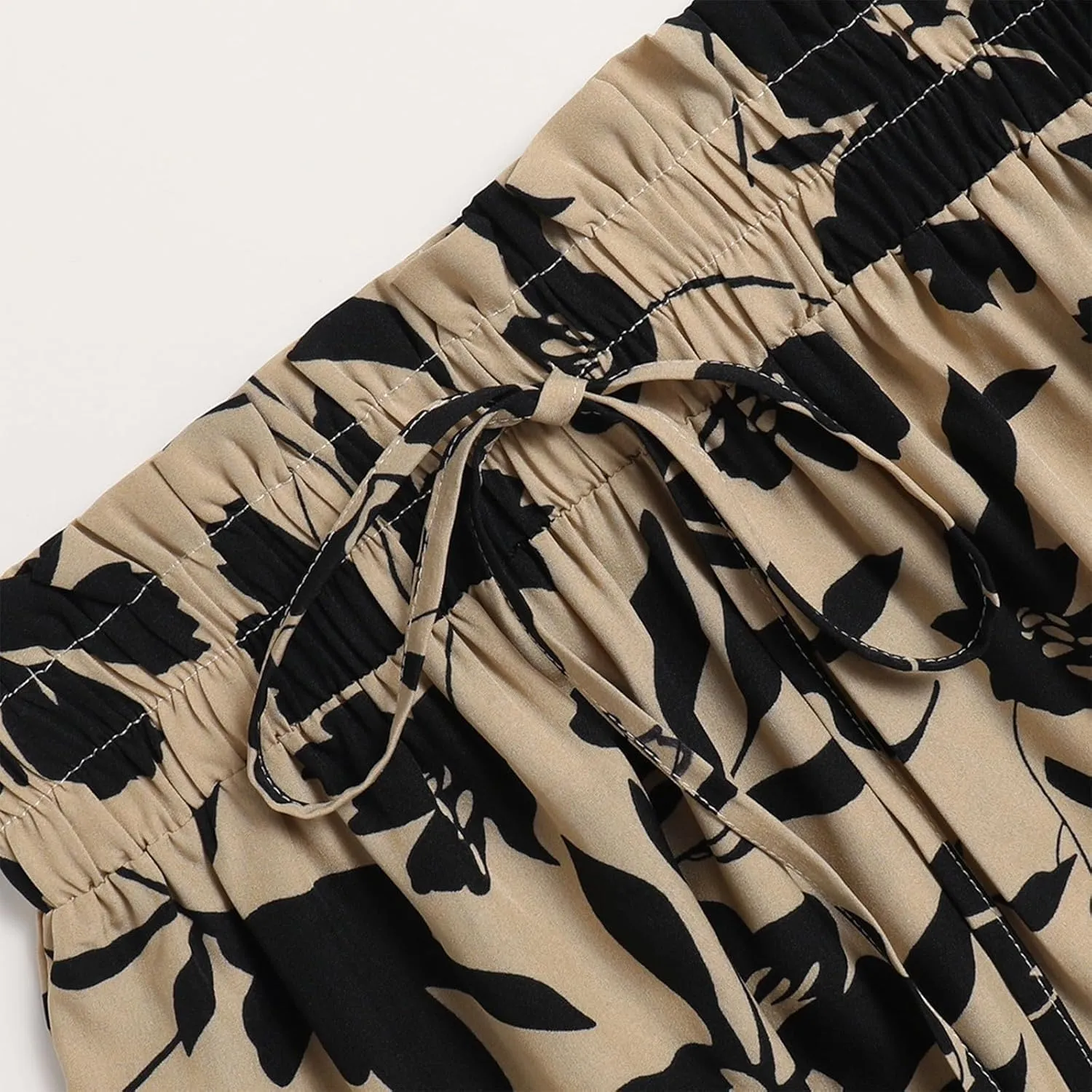 Plus Size Boho Skirt Maxi Spring Flowy Boho Comfy Tiered Western Skirts for Women Trendy Summer