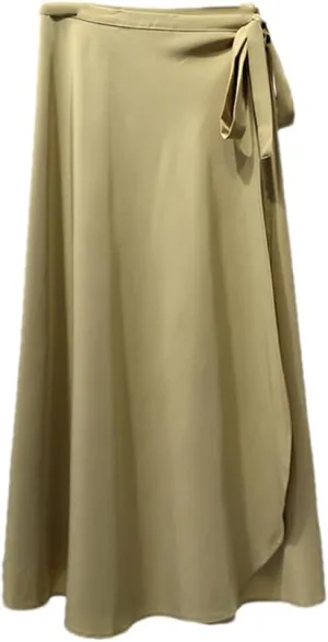 Rfmfkkg Womens Wrap Skirts Long Skirts Midi Skirt A-Line Solid Casual High Lace Up Waist