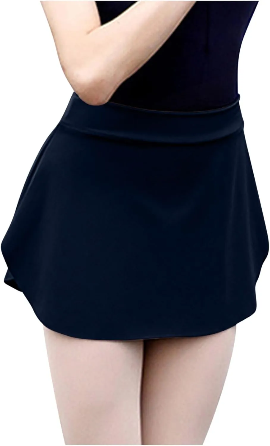 Skirts for Women Trendy High Waisted Smooth Dance Skirt Side Pleated Skirts Fashion Sports Tennis Skirts