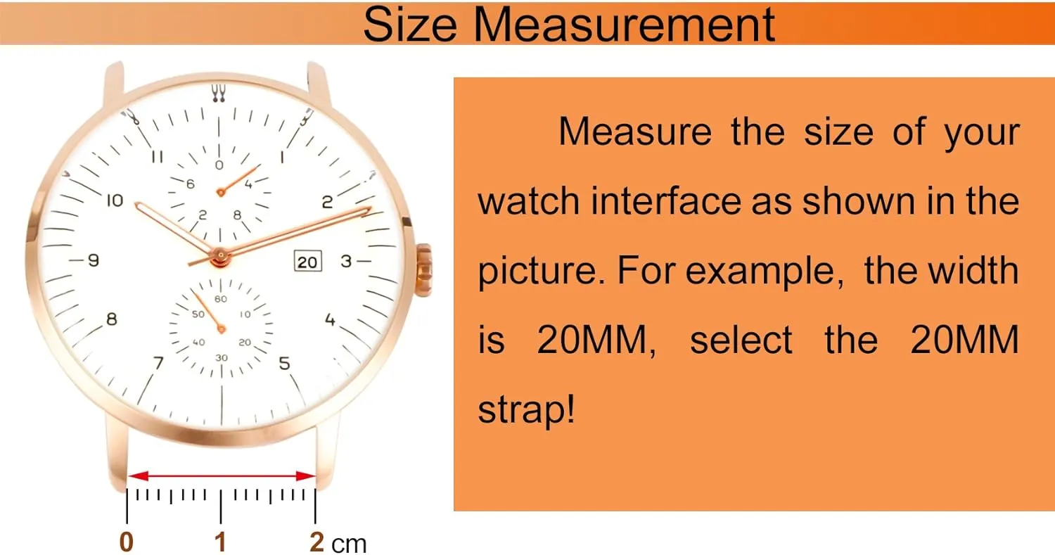 Stunning Brushed Stainless Steel Watch Band Strap Replacement with Straight&Curved End