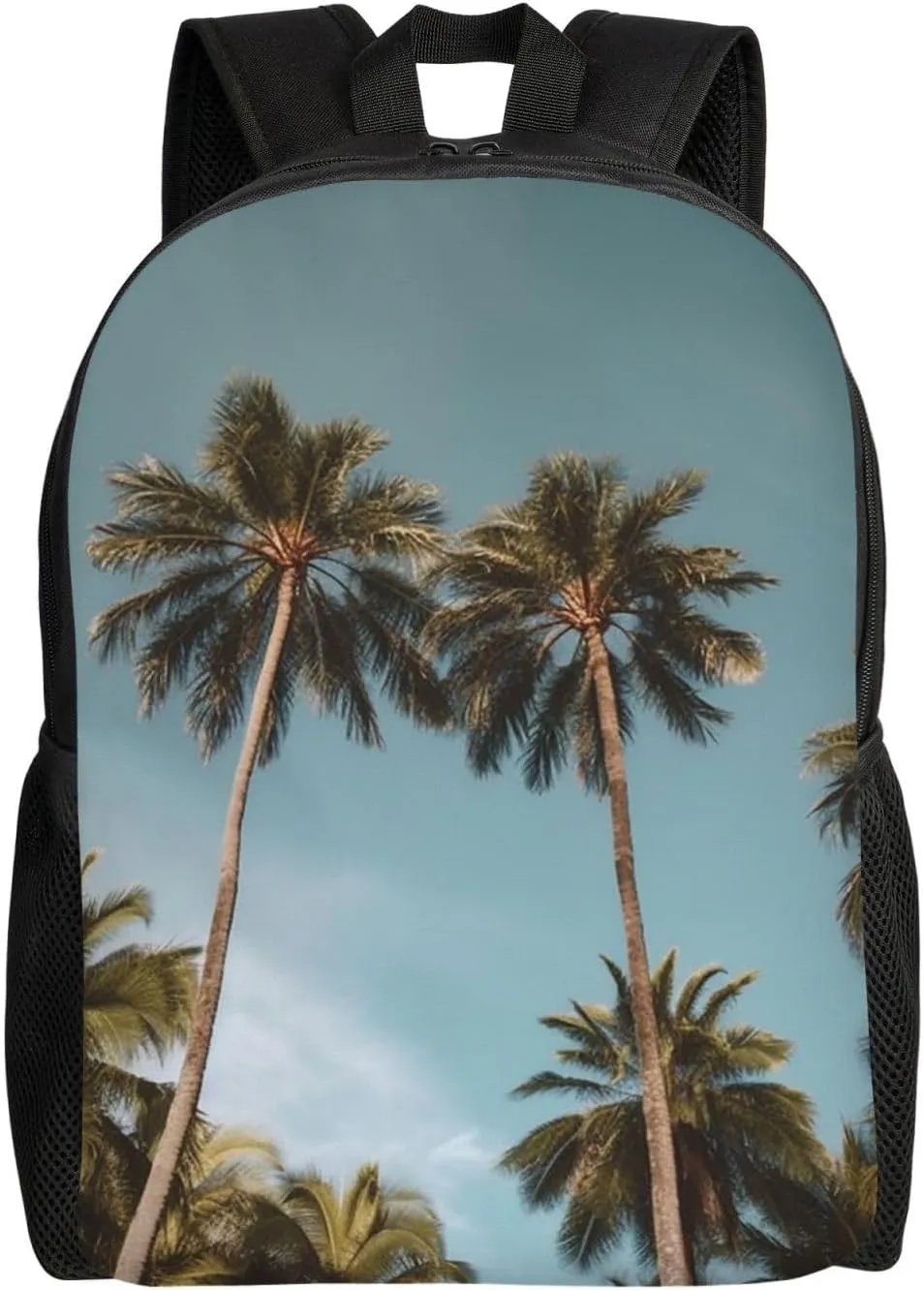 Tall Tropical Palm Trees Laptop Backpack 16.1Inch Casual Daypack Work Bag College Computer Bag Gift for Men Women