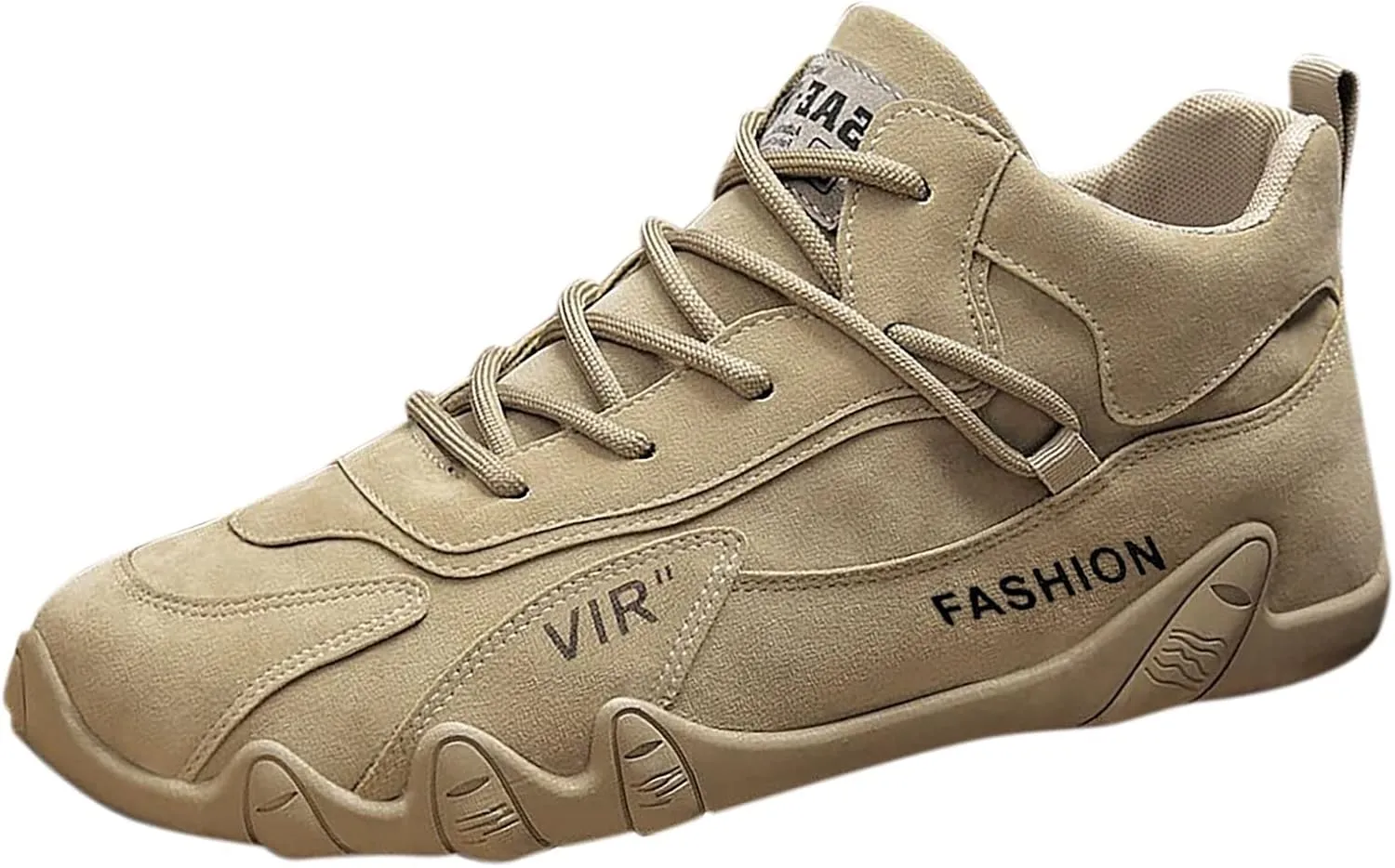 VESNIBA Sports Shoes for Men Popular Labor Work Shoes Wear High Top Board Shoes Casual Leisure Shoes Hiking Men