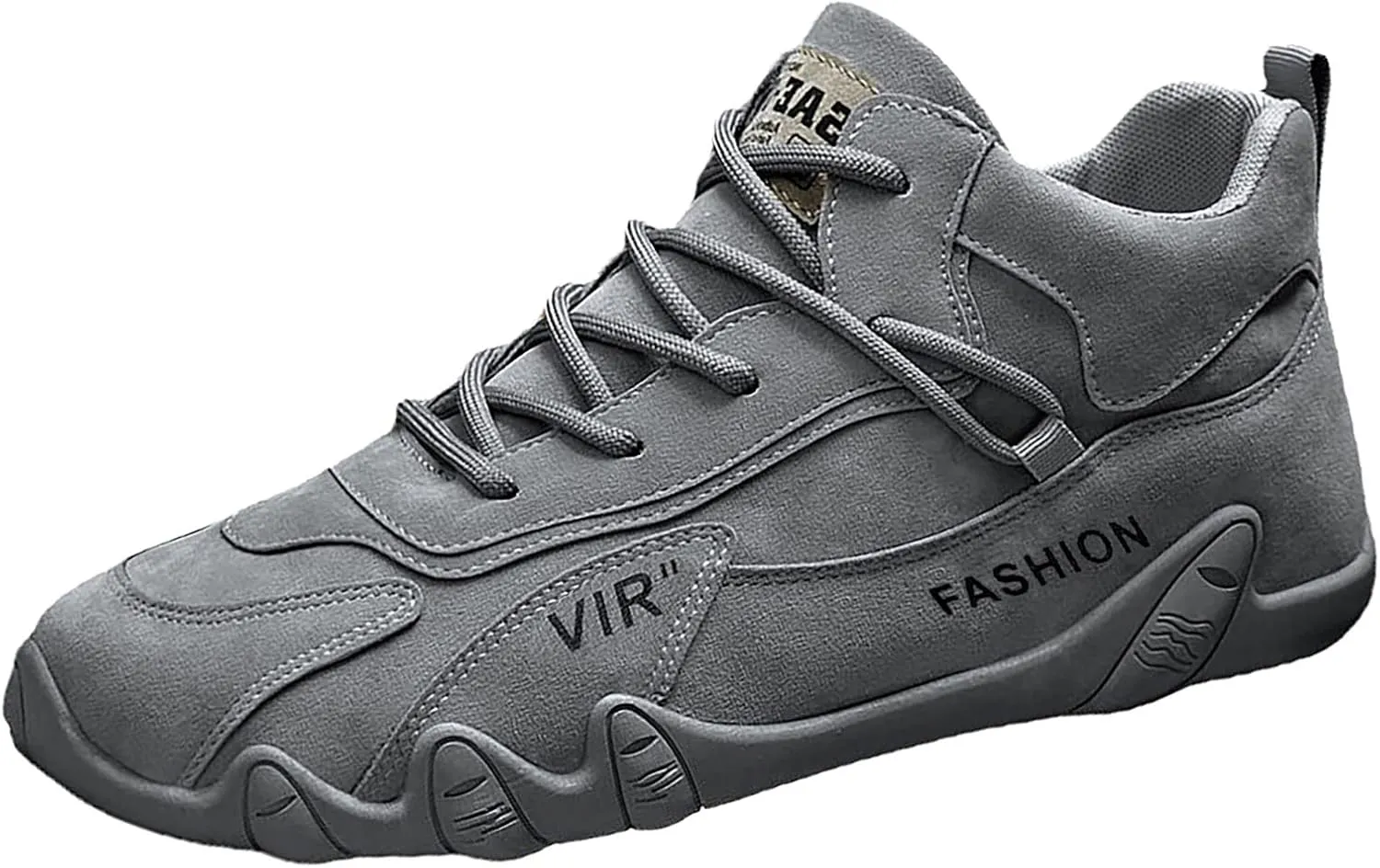 VESNIBA Sports Shoes for Men Popular Labor Work Shoes Wear High Top Board Shoes Casual Leisure Shoes Hiking Men