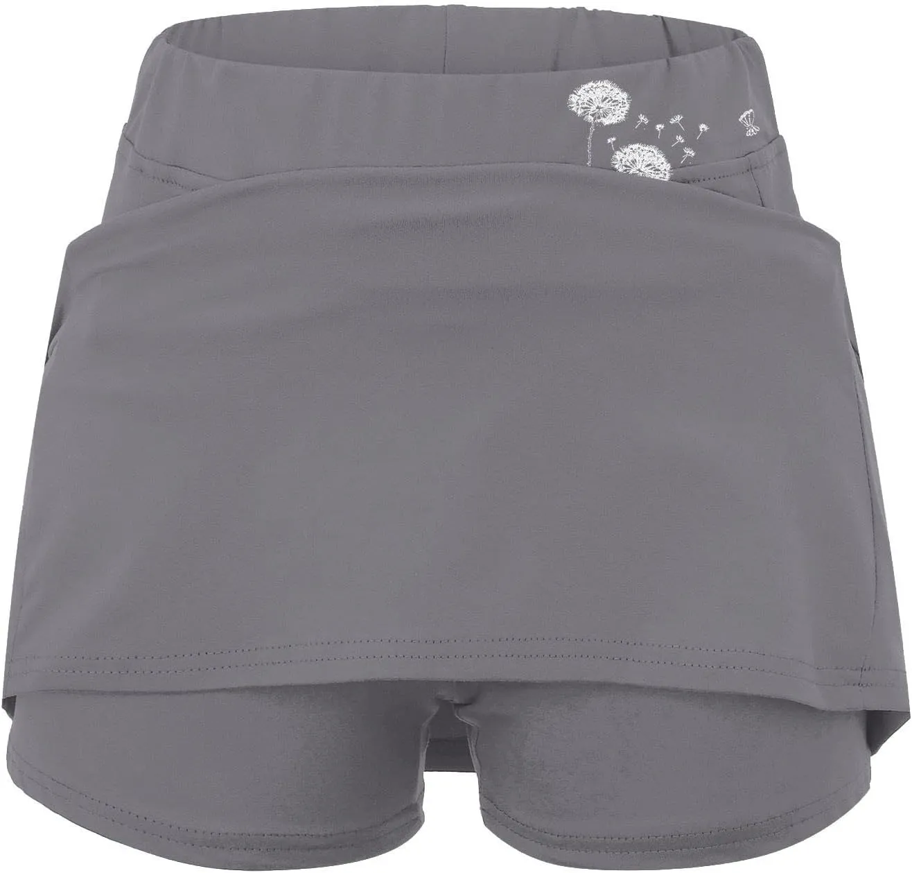 Women 2 Piece Tennis Skirts Summer 2025 Elastic Waist A Line Workout Culottes Trendy Casual Comfort Elastic Waist Skorts