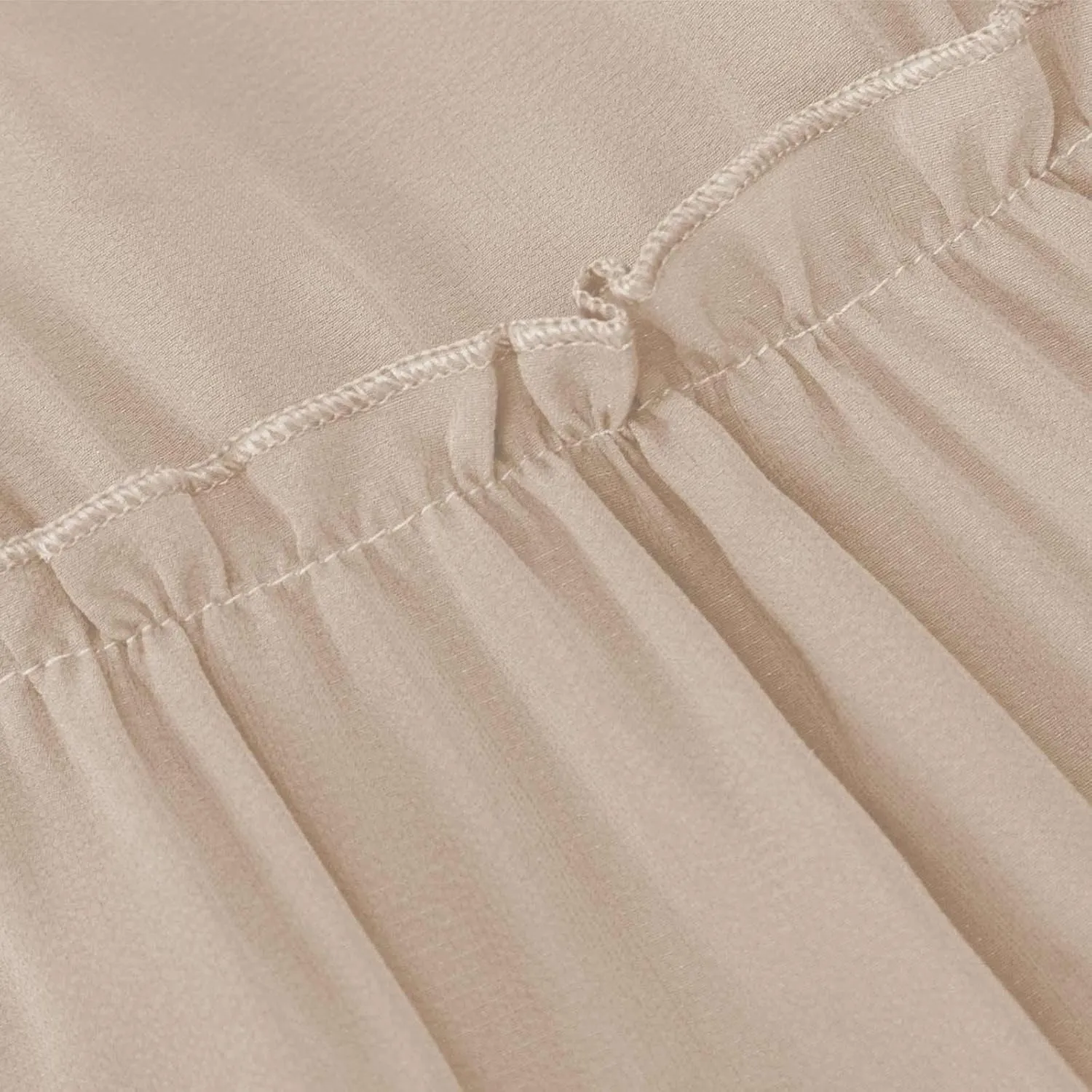 Women Flowy Layered Tiered Maxi Skirts Elastic High Waisted A Line Summer Beach Skirt Plus Size Stretch Dress
