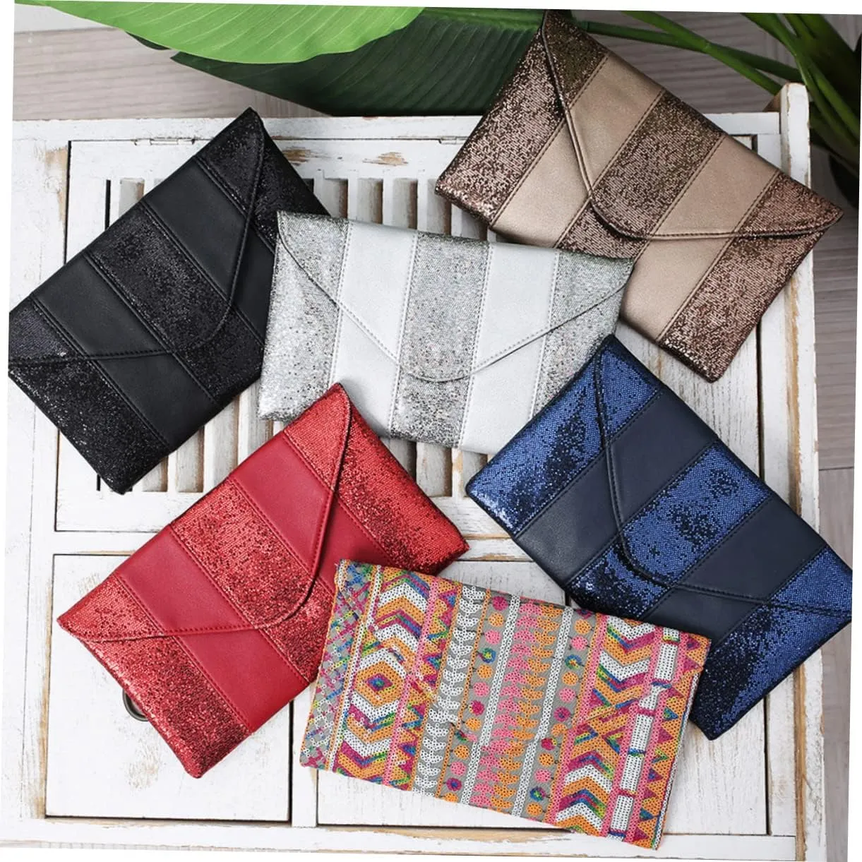 Women Handbag Sequin Bag Women Purse Envelope Bag Envelope Pouch Clutch Bag Women's Lady Bags Messenger