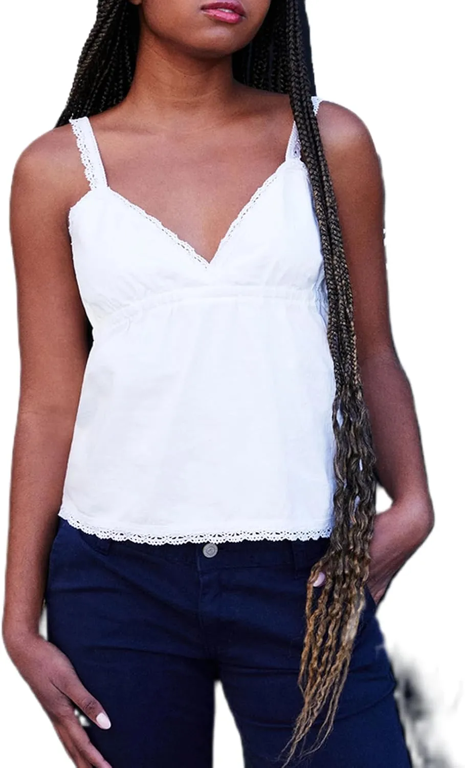 Women Y2k Floral Babydoll Tank Cami Top Spaghetti Strap Cut Ruffle Sleeveless Shirts Aesthetic Going Out Tops