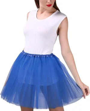 Women's A-Line High Waisted Midi Skirt Women's Candy Color Multicolor Skirts Tulle Skirt A-line Pleated Princess