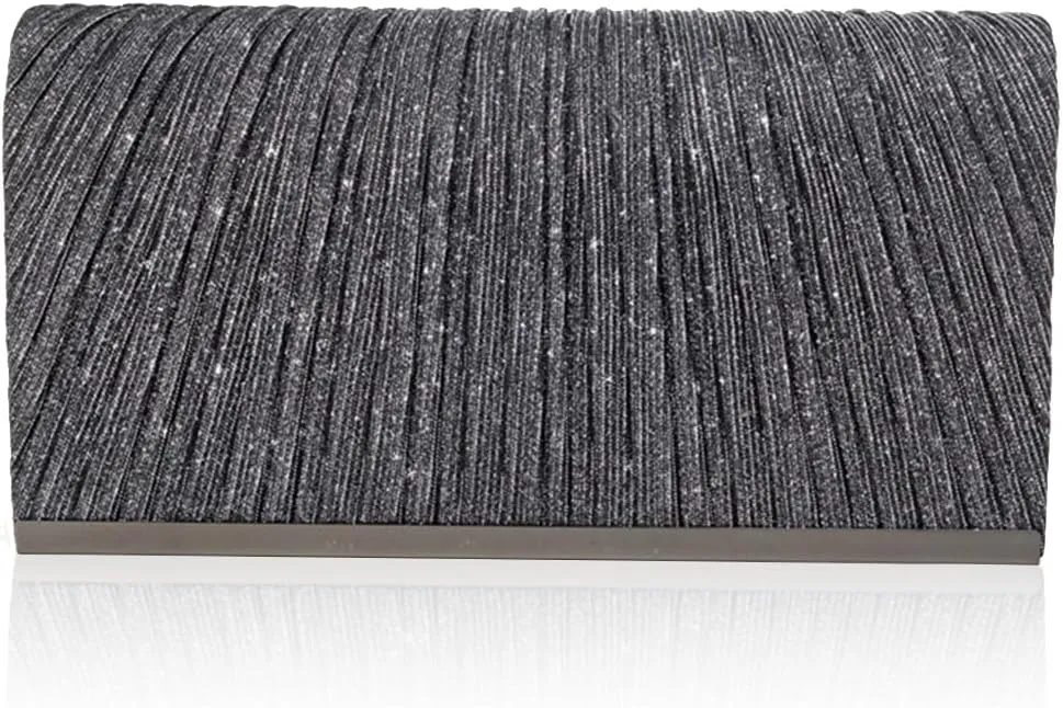 Women's Clutch Bag Shiny Sequins Evening Bag Bridal Wedding Purse Glitter Handbag Sparkling Shoulder Bag