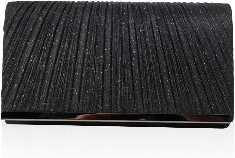 Women's Clutch Bag Shiny Sequins Evening Bag Bridal Wedding Purse Glitter Handbag Sparkling Shoulder Bag