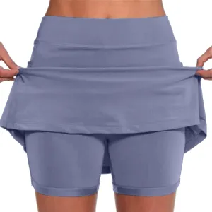 Women's Mini Tennis Skirt with Shorts 2025 Athletic Workout Cute Golf Skorts Trendy Summer Gym Clothes for Casual