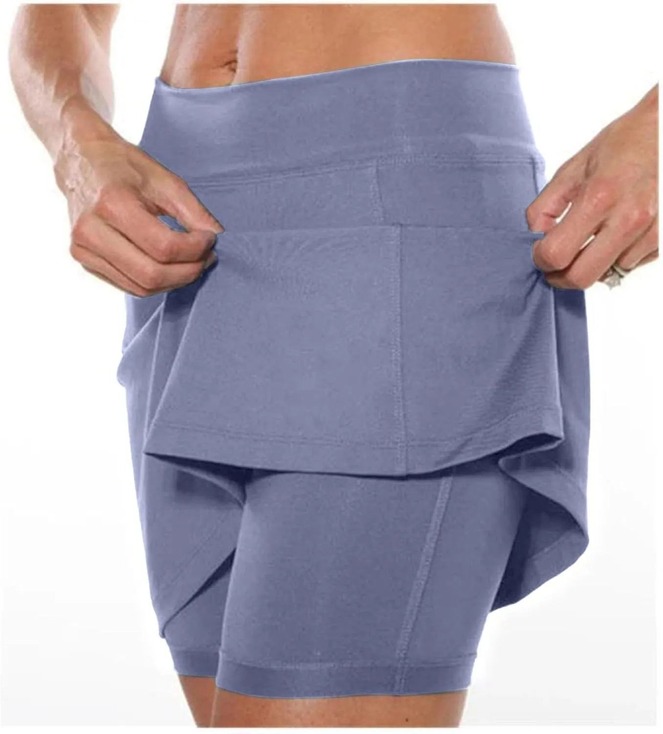 Women's Mini Tennis Skirt with Shorts 2025 Athletic Workout Cute Golf Skorts Trendy Summer Gym Clothes for Casual