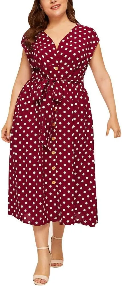Women's Plus Size Maxi Long Dress Sexy Off Shoulder Sundress Bohemian Style Floral Print Slit Dress Vestidos