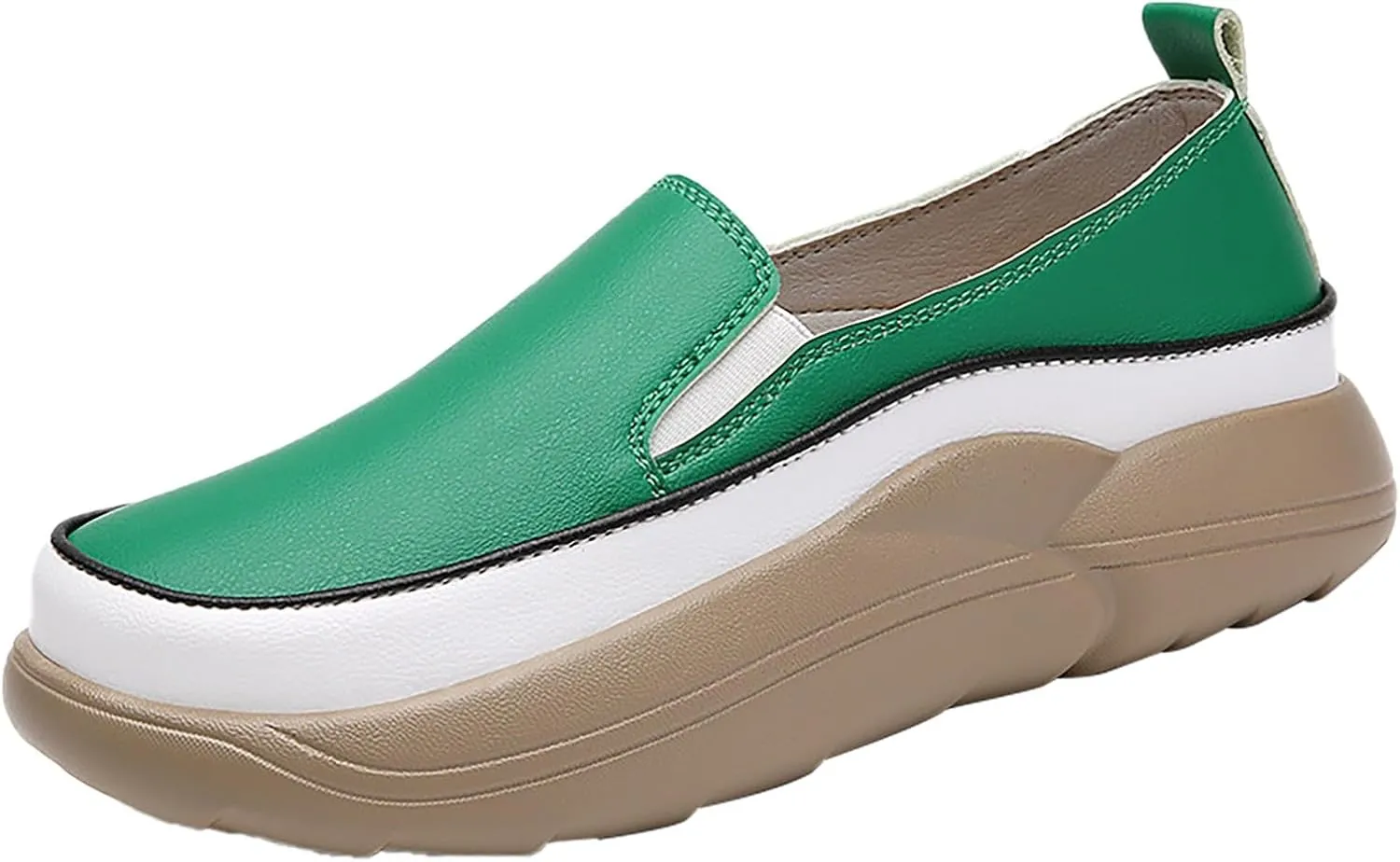 Women's Waterroof Non-Slip Loafers Soft Orthopedic Woven Walking Slip On Foam Arch Support Hands Slip in Sneakers