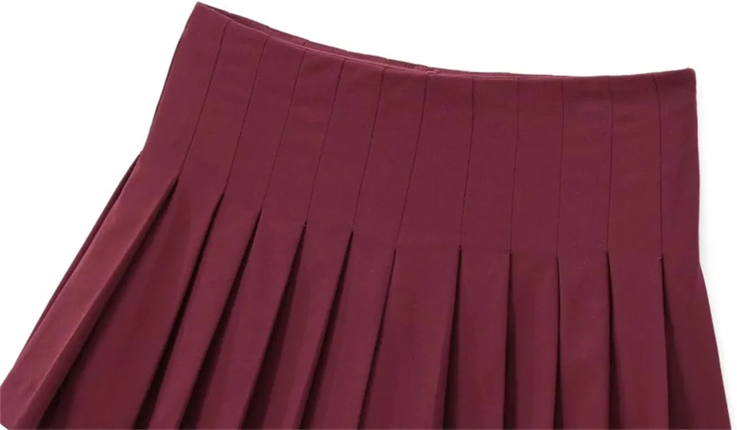 Women's Wide Pleated Mini Skirts Slim Fit High Waisted Casual Elegant Mini Short Skirt