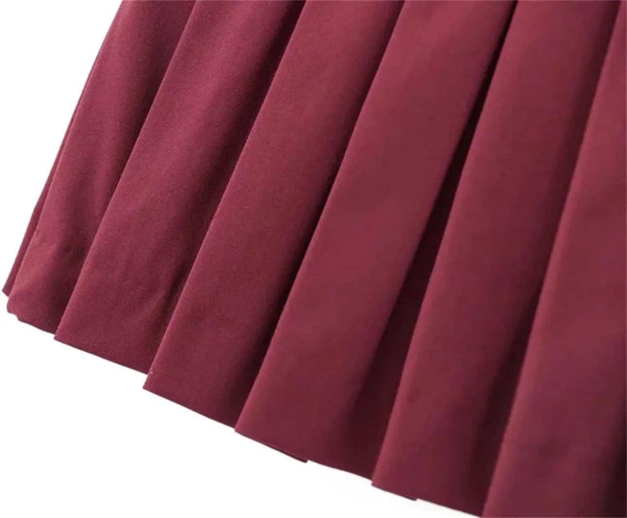 Women's Wide Pleated Mini Skirts Slim Fit High Waisted Casual Elegant Mini Short Skirt