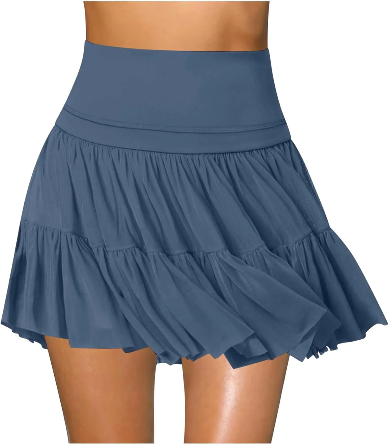 Womens Work Out Athletic Tennis Jogger Skort for Women Mini Little Pleated High Cut Mesh Plain 2025