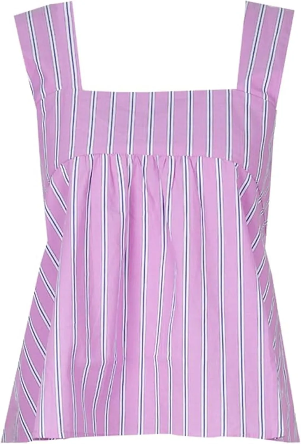 Womens Y2K Gingham Tank Tops Peplum Plaid Square Neck Babydoll Top Going Out Tops Bowtie Backless Cami Shirts