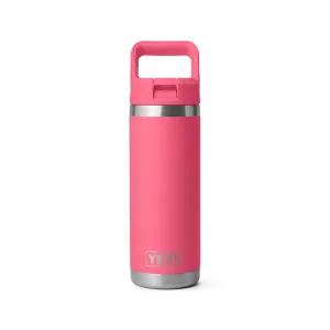 YETI Rambler 18 OZ (532ml) Bottle With Straw Cap - Tropical Pink