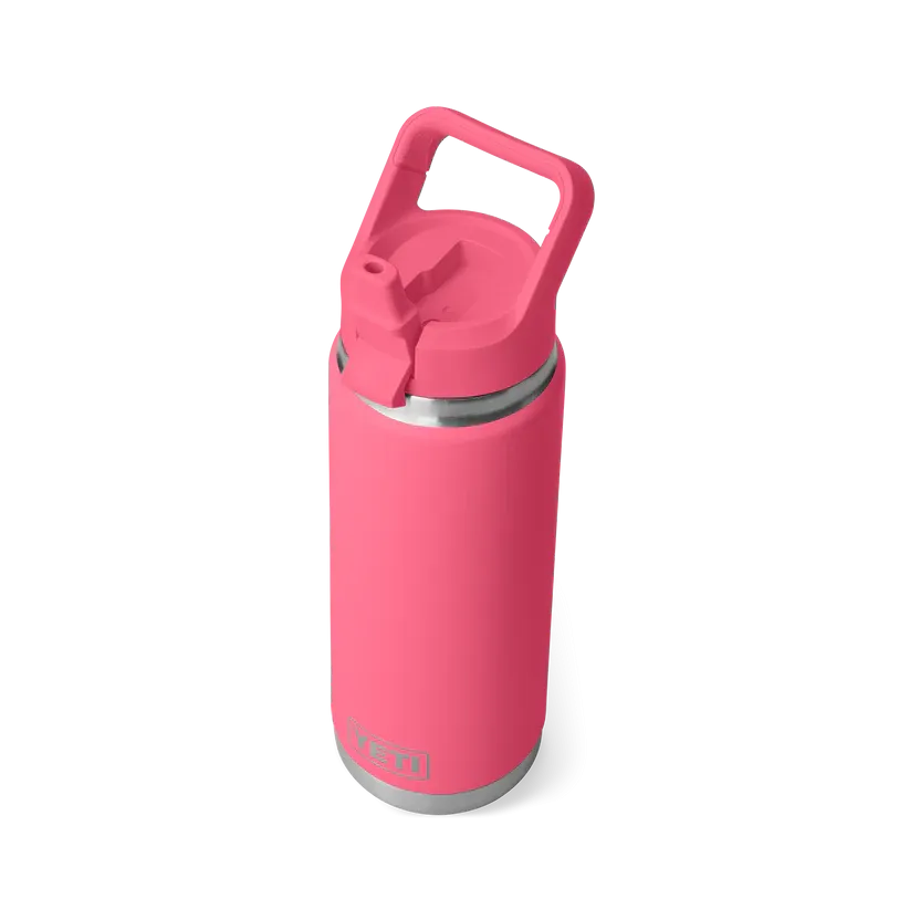 YETI Rambler 26 OZ (769ml) Bottle With Straw Cap - Tropical Pink