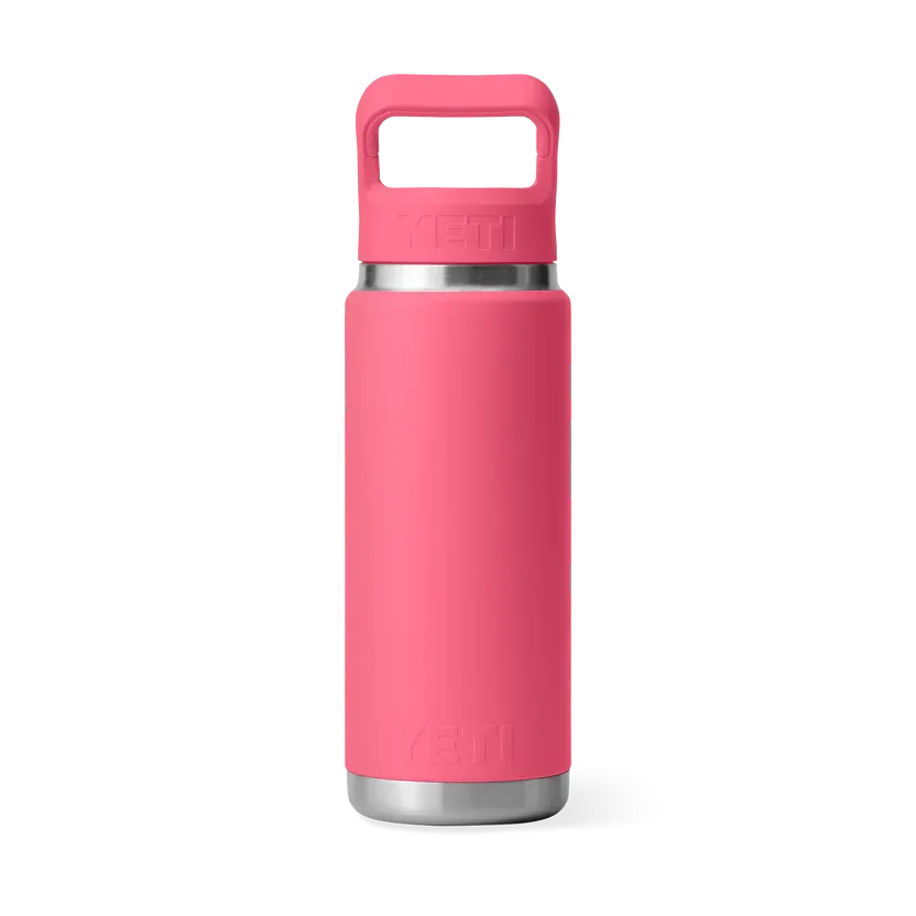 YETI Rambler 26 OZ (769ml) Bottle With Straw Cap - Tropical Pink